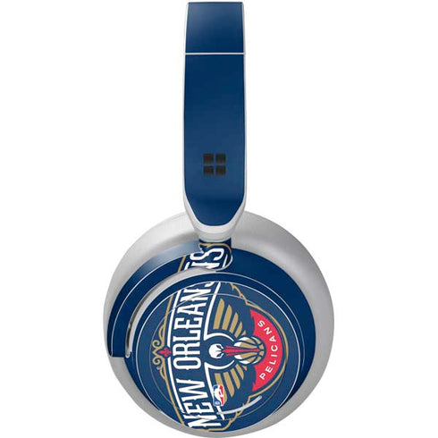 NBA New Orleans Pelicans Large Logo Surface Headphones Skin